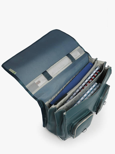 Boekentas Vintage North Cameleon Blauw vintage north CA41 ander zicht 3